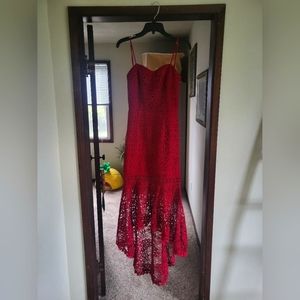 Two Sister Red Dress